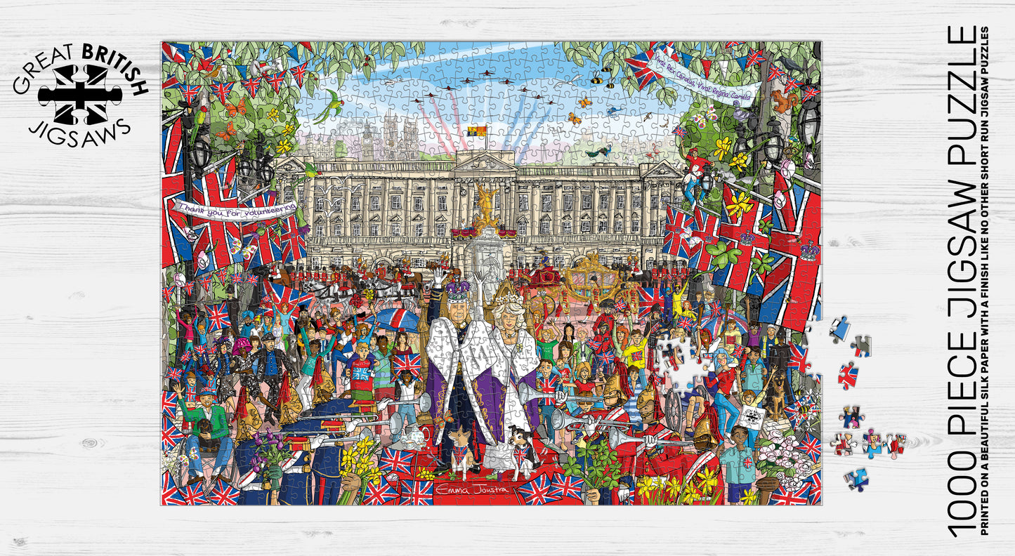 The King's Coronation 1000 Piece Jigsaw Puzzle