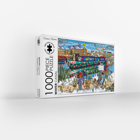 Winter Canal 1000 Piece Jigsaw Puzzle