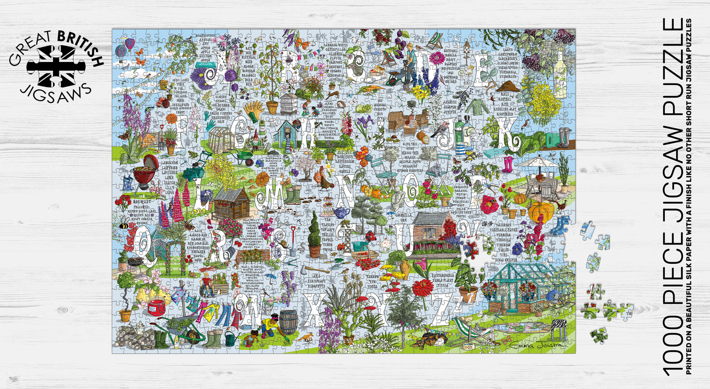 Garden A to Z 1000 Piece Jigsaw Puzzle