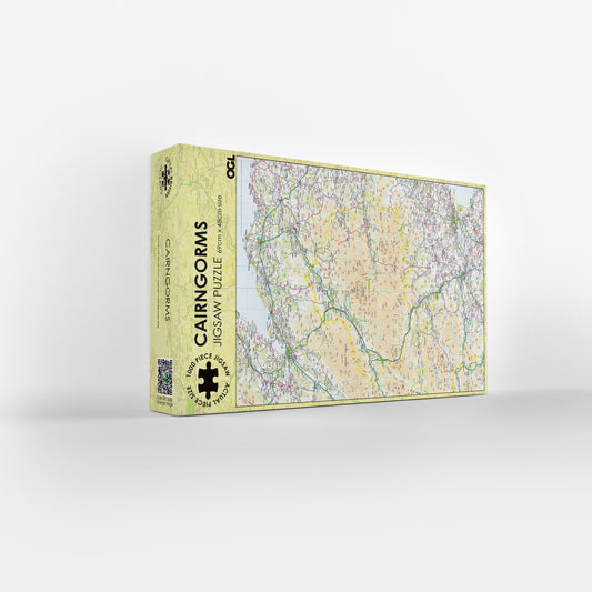 Cairngorms Map 1000 Piece Jigsaw Puzzle